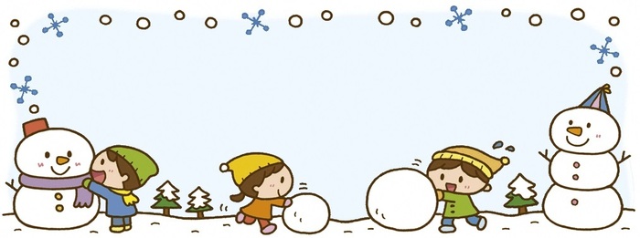 ゆきだるま遊び