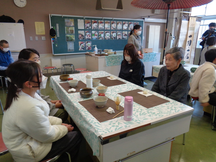 お茶でおもてなし