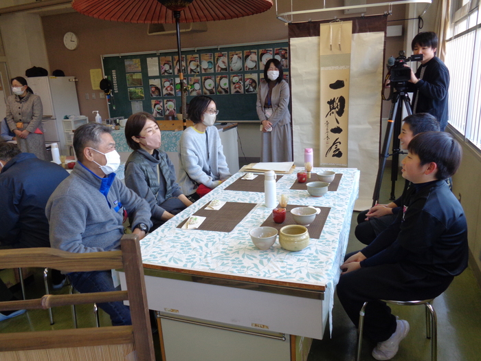 お茶でおもてなし