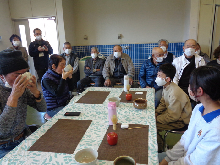 お茶でおもてなし
