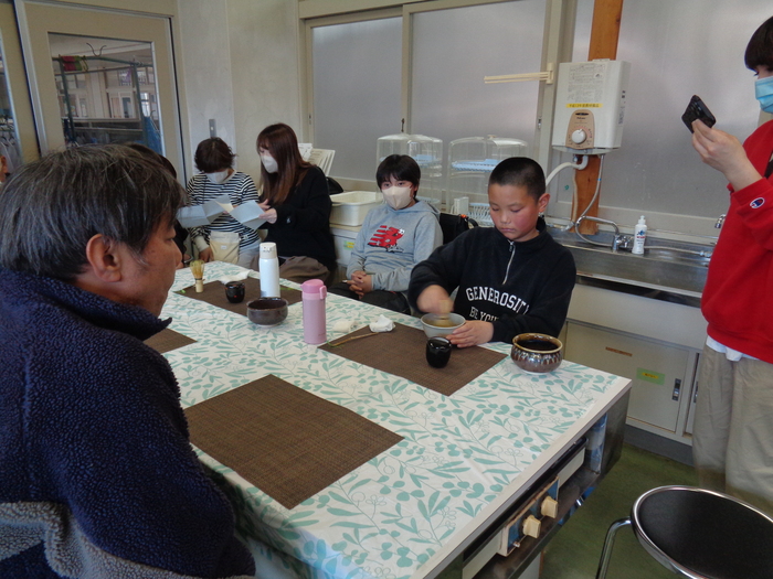お茶でおもてなし